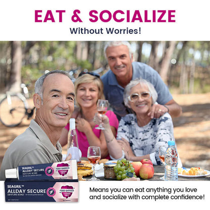 🔥 Final Day 80% OFF 🔥-SEAGRIL™ AllDay Secure Denture Bond