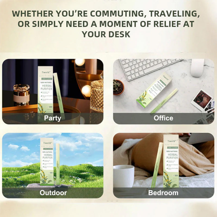 Tiworld™Mullein Relaxation Stick – Soothes Lungs, Detoxifies, Freshens Breath