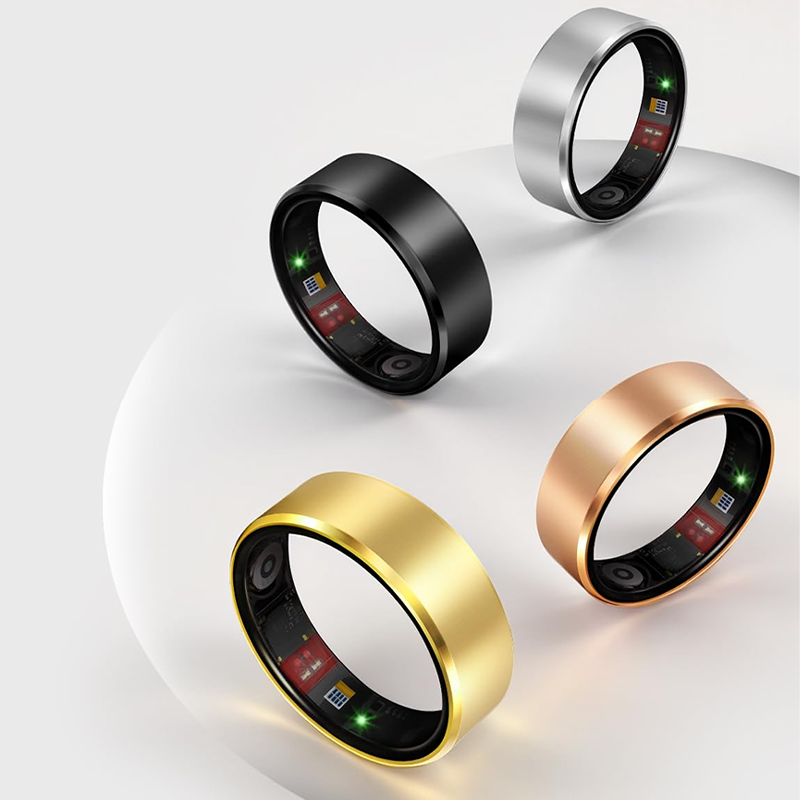 Ultra-Thin Smart Ring | Track Fitness, Sleep, Stress & Heart Health – Unisex