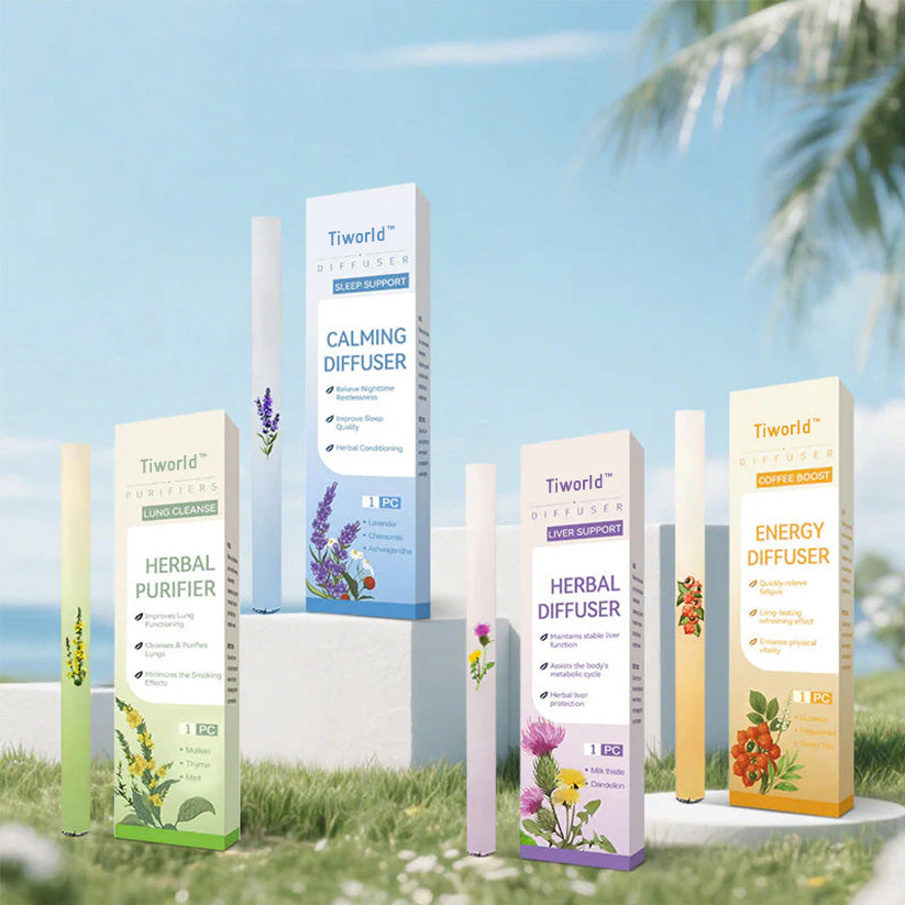 Tiworld™Mullein Relaxation Stick – Soothes Lungs, Detoxifies, Freshens Breath