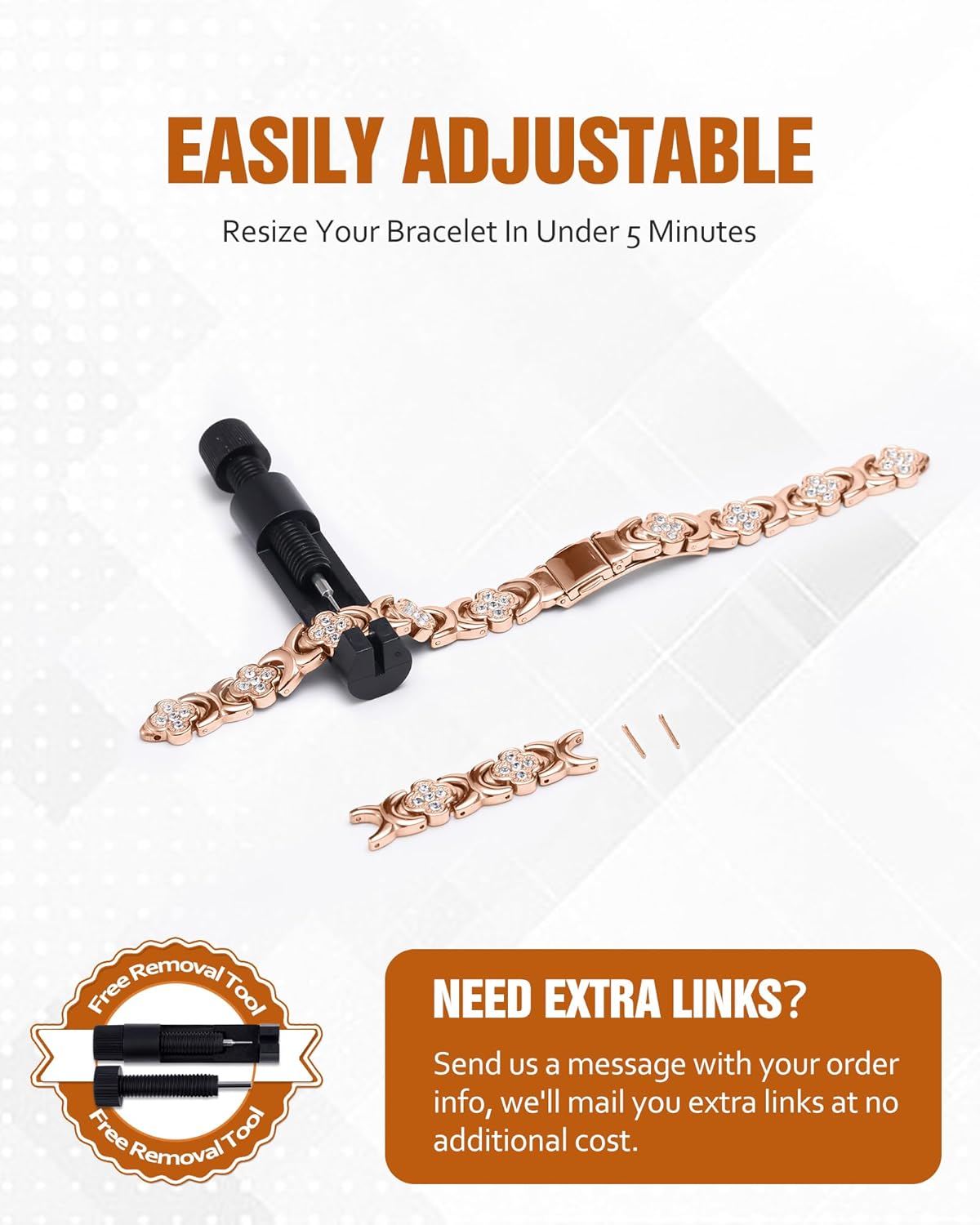 🔥SEAGRIL™ Copper Bracelets for Women — Pure Copper Magnetic Bracelet with 3800 Gauss Effective Magnets