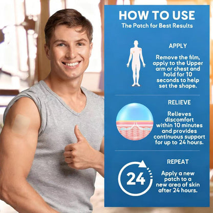 FDA Approved Tiworld™ DoubleNano COPD Relief Patch (💝 Cough, wheezing, shortness of breath, sputum, stuffy nose, bronchitis, bronchitis, allergy symptoms, lung discomfort)