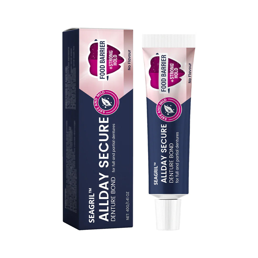 🔥 Final Day 80% OFF 🔥-SEAGRIL™ AllDay Secure Denture Bond