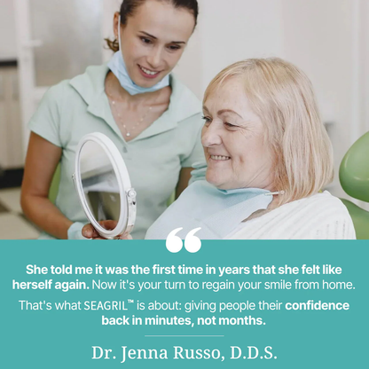 ? Ends Today: 70% OFF! SEAGRIL™? Custom-Fit Full Functional DenturesMake you more confident